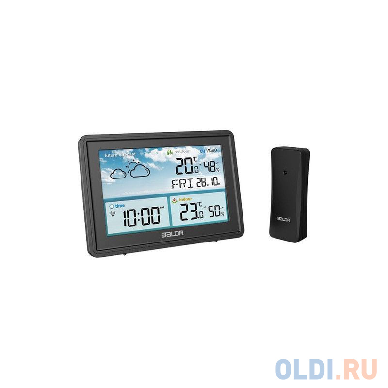 BALDR B0359WST2H2R-BLACK Беспроводная метеостанция, черный