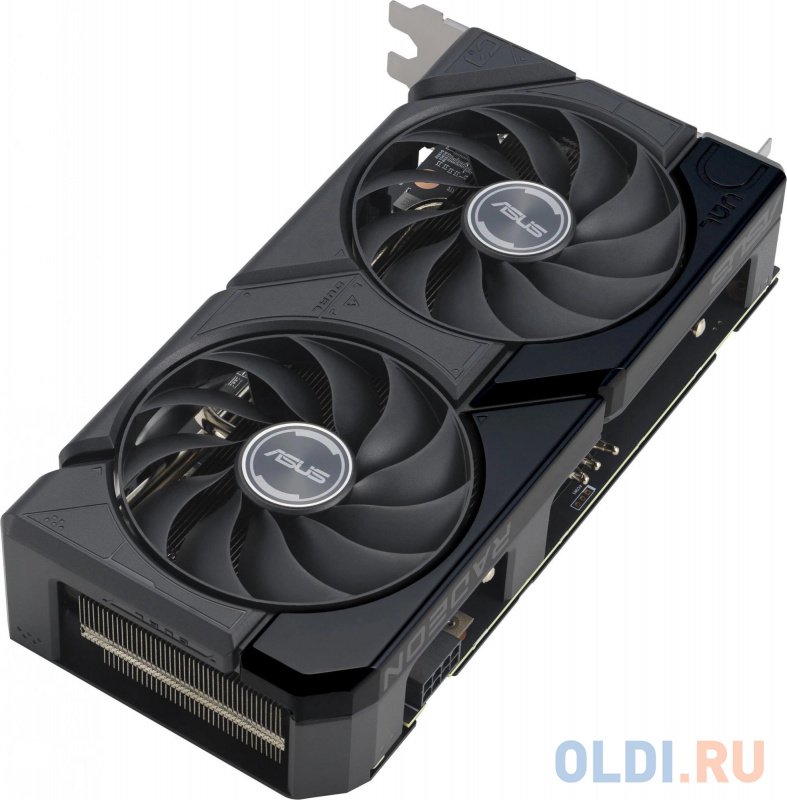 Видеокарта Asus PCI-E 4.0 DUAL-RX7600XT-O16G AMD Radeon RX 7600XT 16Gb 128bit GDDR6 2280/17500 HDMIx1 DPx3 HDCP Ret в Москвe