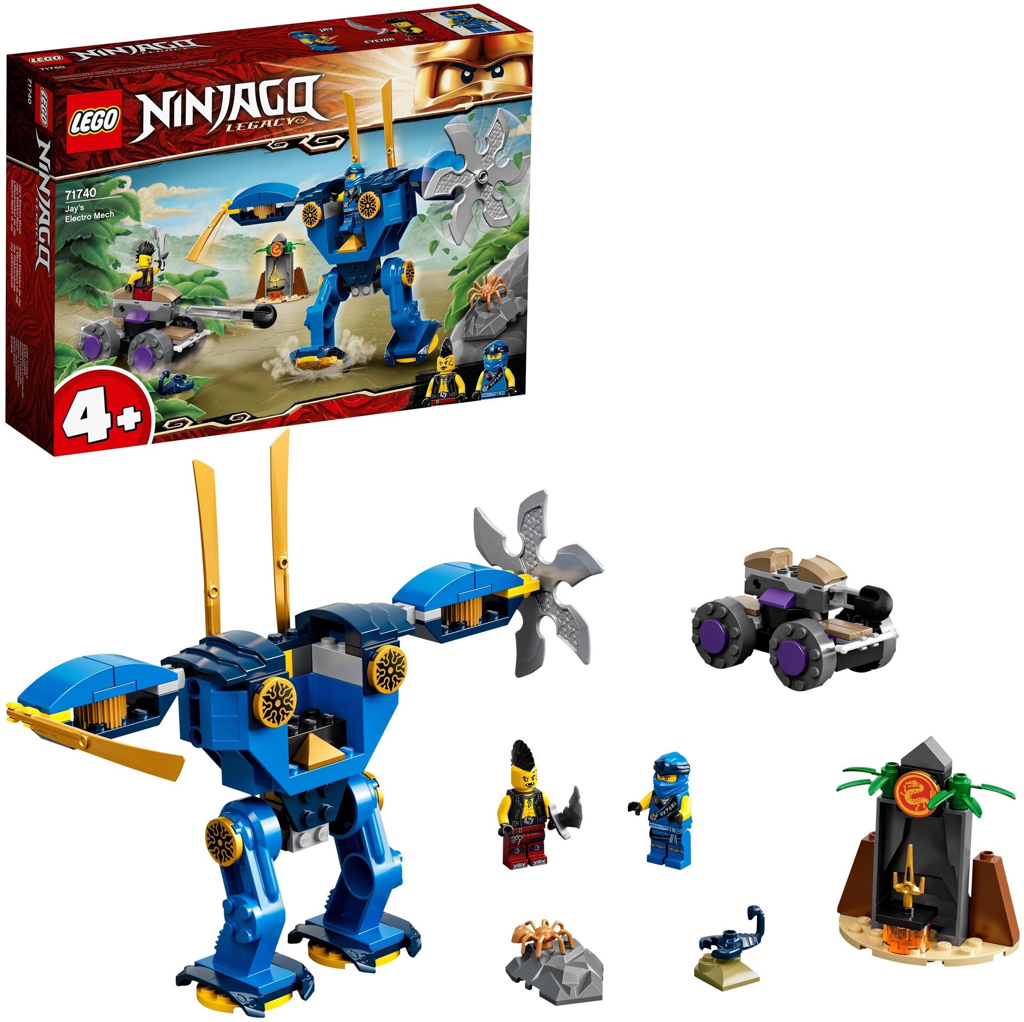 Конструктор Lego Ninjago Jay`s Electro Mech пластик (71740)