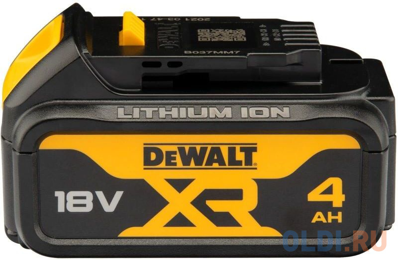 Аккумулятор (18.0 В, 4.0 А·ч, Li-Ion) DEWALT  DCB182-XJ