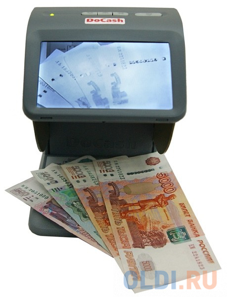 Детектор банкнот Docash mini IR/UV/AS просмотровый мультивалюта