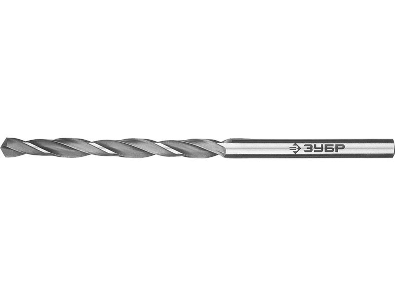 Сверло ⌀3 мм x 6.1 см/3.3 см, сталь Р6М5, по металлу, ЗУБР Профессионал, класс В, 1 шт. (29621-3)