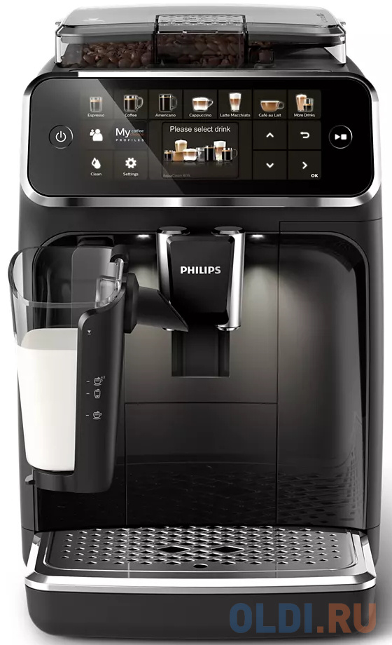 Кофемашина Philips/ Series 5400, сенсорная ПУ, 12 видов кофе