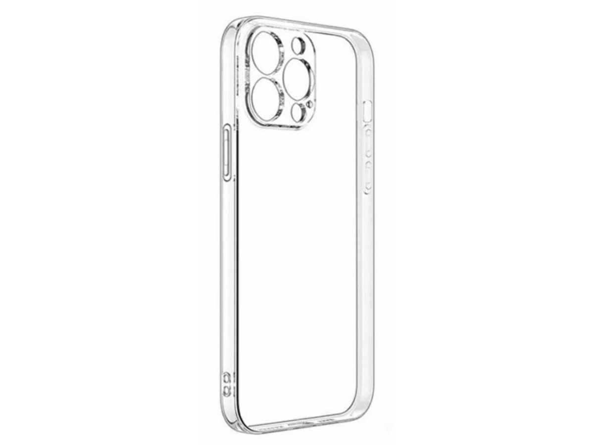 Чехол-накладка LuxCase для смартфона Apple iPhone 14 Pro, Термопластичный полиуретан, Прозрачный 60336