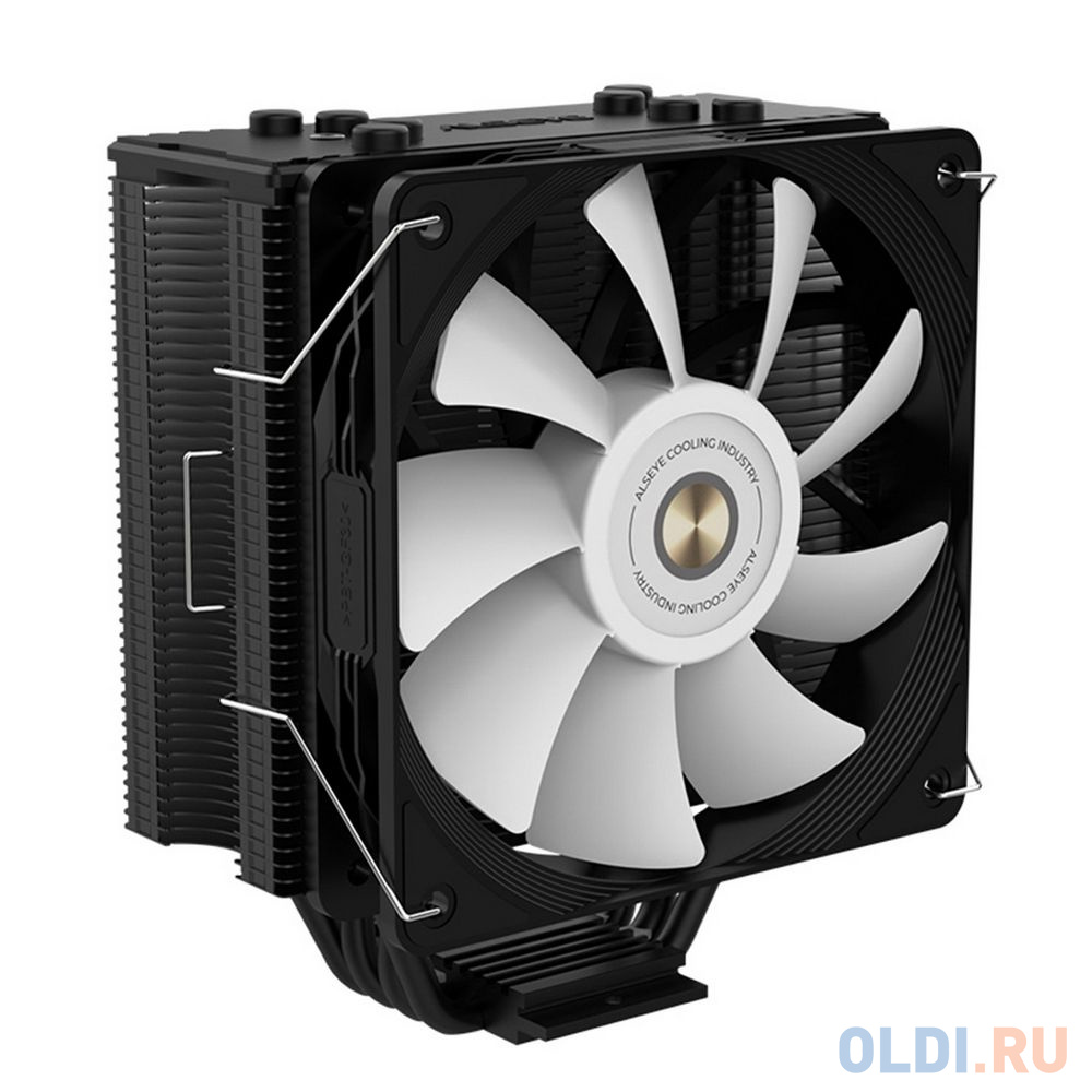 CPU Cooler N120-B, Universal socket, TDP 180W, 4* heat pipe, dem: 130*76*156mm FAN 120mm ARGB 0.095-0.3A, 800~1800RPM,  31.18-73.96CFM , BLACK, RTL в Москвe