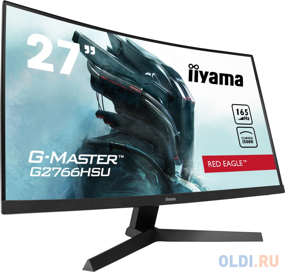 Монитор Iiyama 27" Red Eagle G2766HSU-B1 VA 1920x1080 165Hz 250cd/m2 16:9