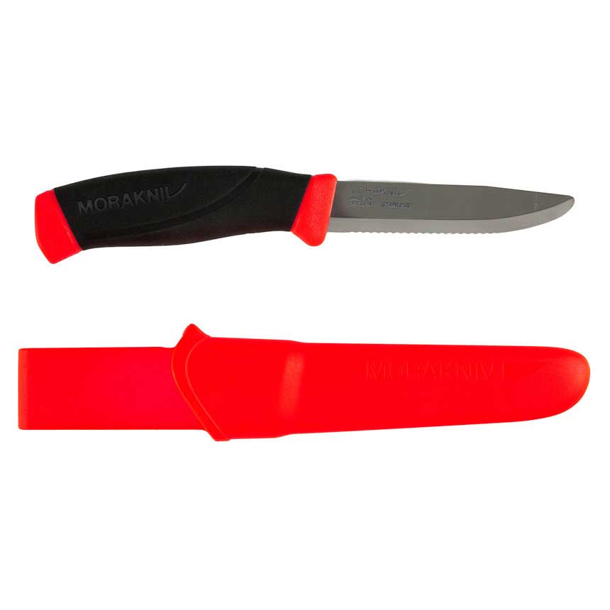 Нож Morakniv Companion F Rescue, нержавеющая сталь, красный в Москвe