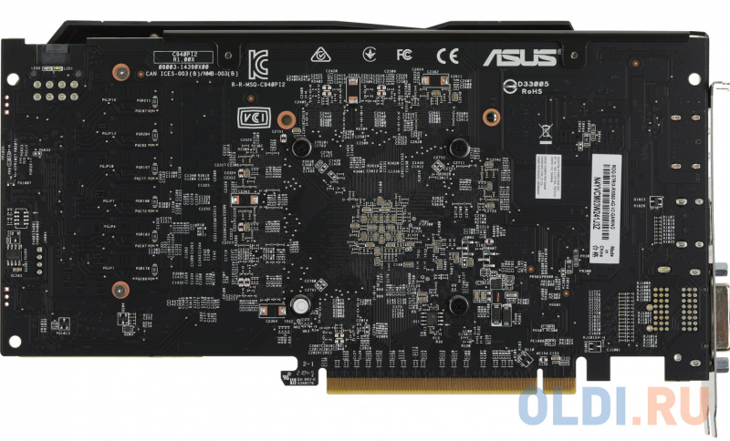 Видеокарта Asus PCI-E ROG-STRIX-RX560-4G-V2-GAMING AMD Radeon RX 560 4096Mb 128 GDDR5 1199/6000 DVIx1 HDMIx1 DPx1 HDCP Ret в Москвe