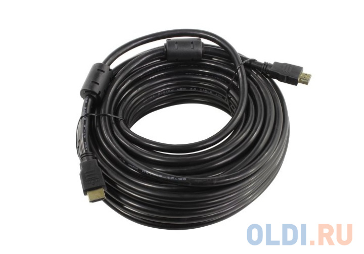 Кабель HDMI 20м 5bites APC-200-200F круглый черный