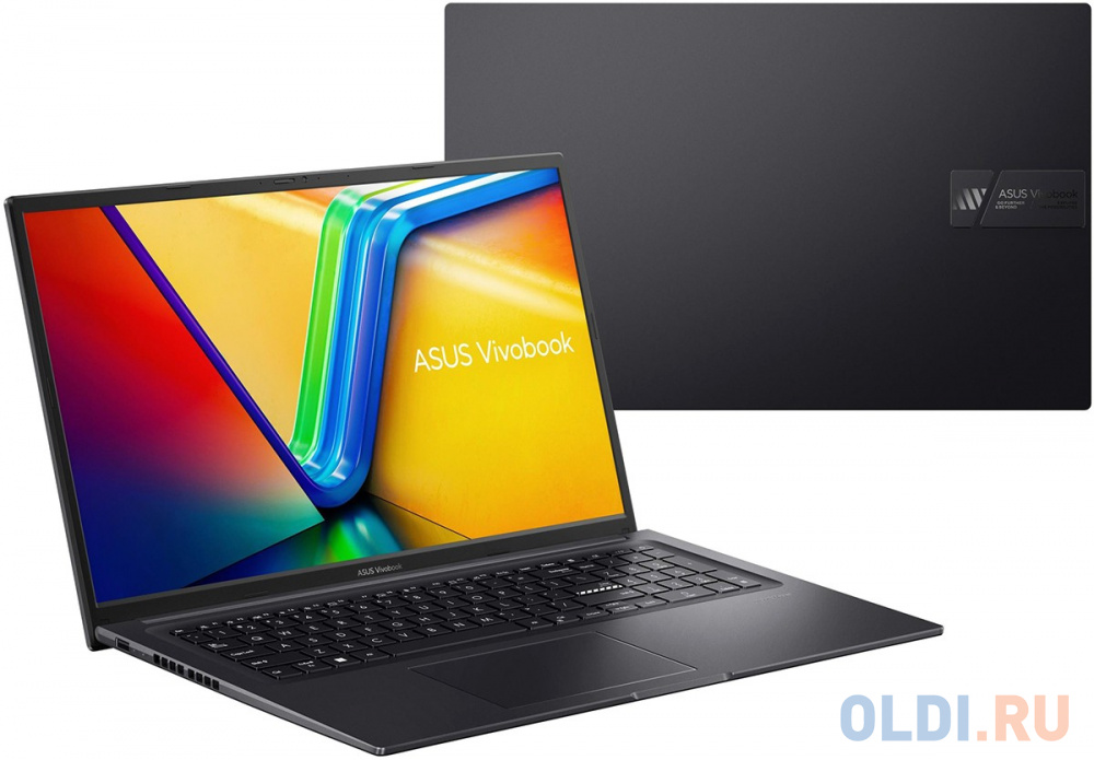 Ноутбук Asus VivoBook 17X K3704VA-AU100W Core i5 13500H 8Gb SSD512Gb Intel Iris Xe graphics 17.3" IPS FHD (1920x1080) Windows 11 Home black WiFi