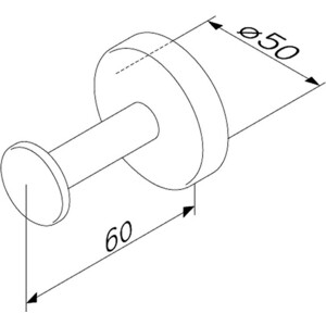 Крючок Am.Pm Inspire 2.0 хром (A50A35800)