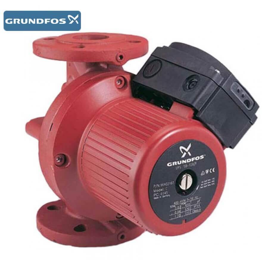 Электрический водяной насос Grundfos UPS 50-120 F, 720 Вт, циркуляционный, центробежный, производительность 28 м³/час, 24.3 кг (96402103)