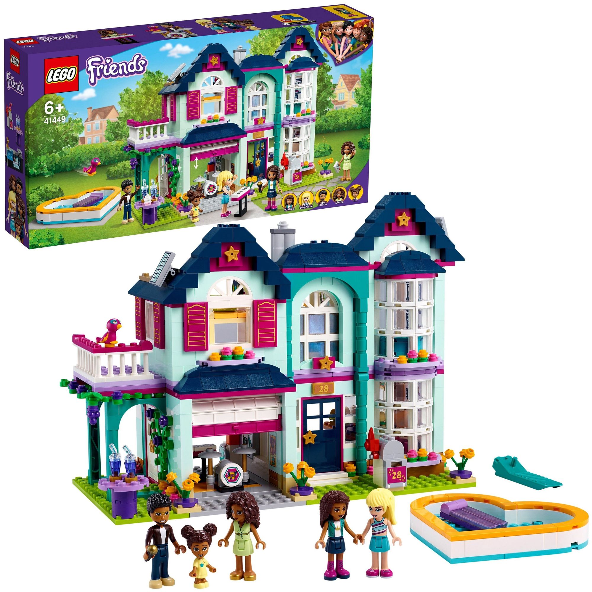Конструктор LEGO Friends "Дом семьи Андреа" 41449