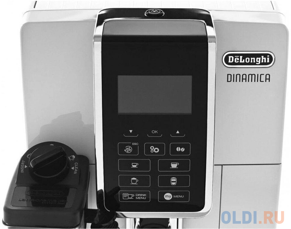 Кофемашина Delonghi Dinamica ECAM350.55.W 1450Вт белый в Москвe