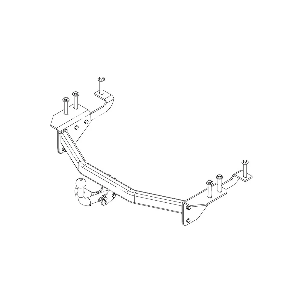 Фаркоп тсу Toyota ALPHARD 2008-2014 гг AVTOS