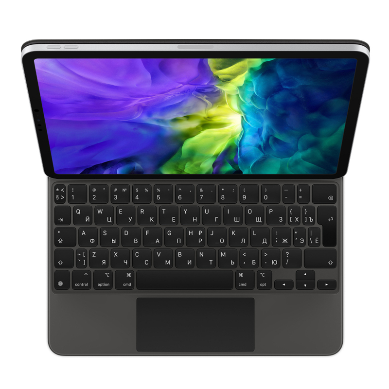 Чехол-клавиатура для APPLE iPad Pro 11 (2020) Magic Keyboard (Русская / Английская раскладка клавиатуры) MXQT2