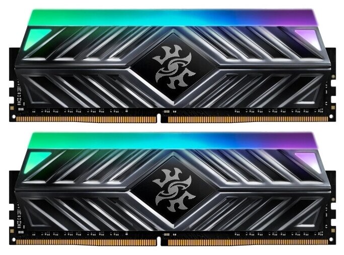 Комплект памяти DDR4 DIMM 16Gb (2x8Gb), 3600MHz, CL18, 1.35 В, ADATA, XPG SPECTRIX D41 RGB (AX4U36008G18I-DT41)