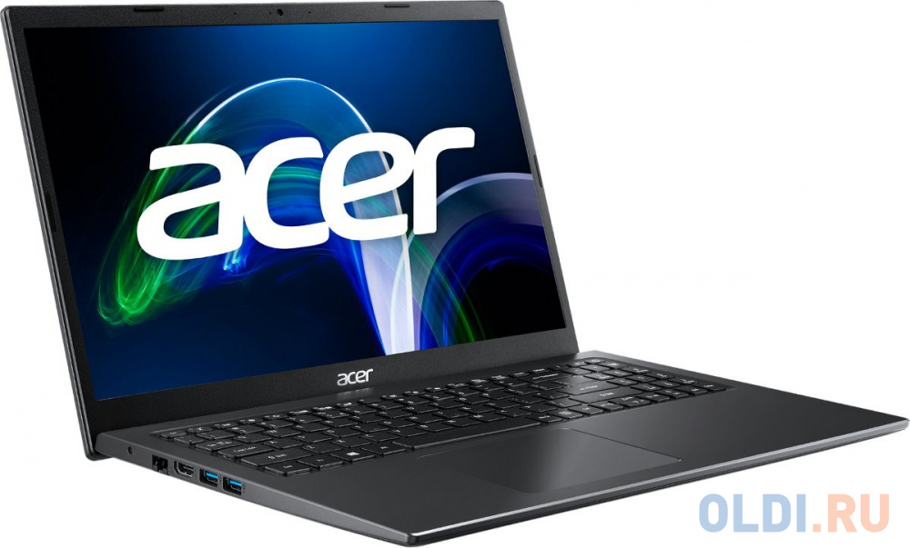 Ноутбук 15.6" FHD ACER Extensa EX215-54-3763 black (Core i3 1115G4/8Gb/256Gb SSD/VGA int/noOS) (NX.EGJER.03U)