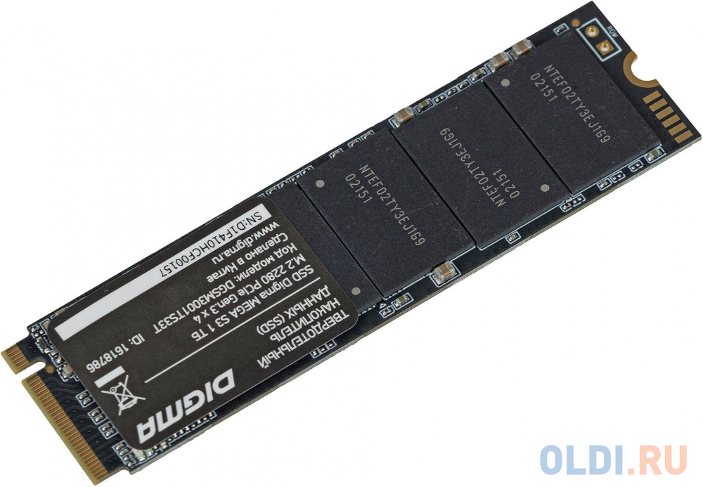 SSD накопитель Digma Mega S3 1 Tb PCI-E 3.0 x4