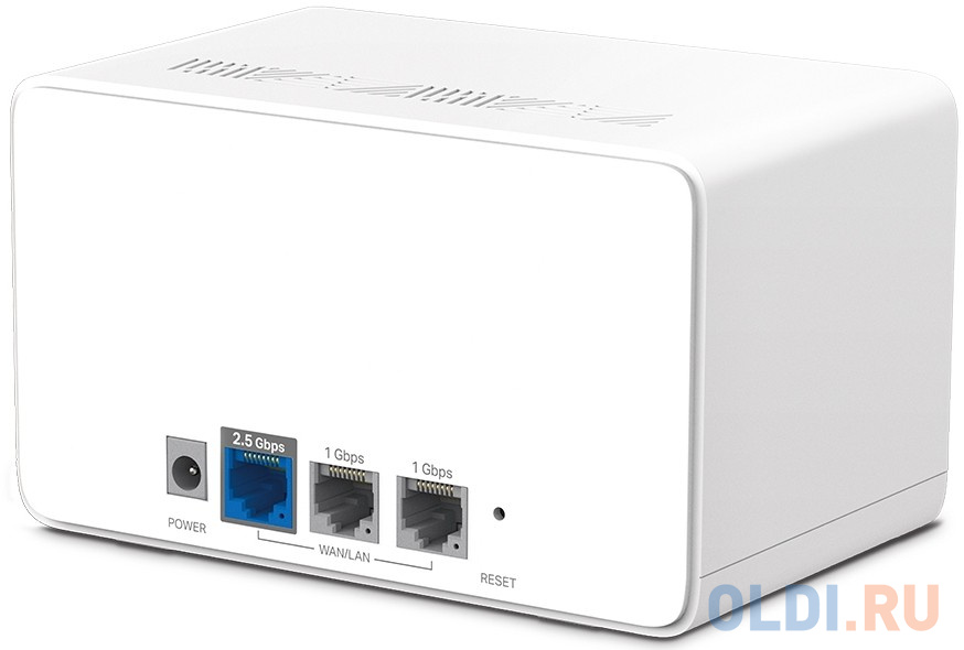 AX6000 Whole Home Mesh Wi-Fi 6 SystemSPEED: 1148 Mbps at 2.4 GHz + 4804 Mbps at 5 GHzSPEC: Internal Antennas, 1? 2.5 Gbps Port (WAN/LAN auto-sensing),