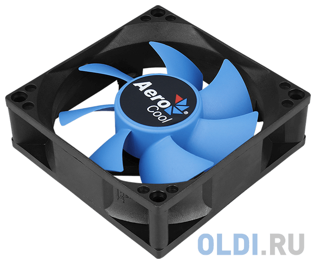 Вентилятор Aerocool Motion 8 Blue-3P 80x80mm 3-pin 25dB 90gr LED Ret в Москвe