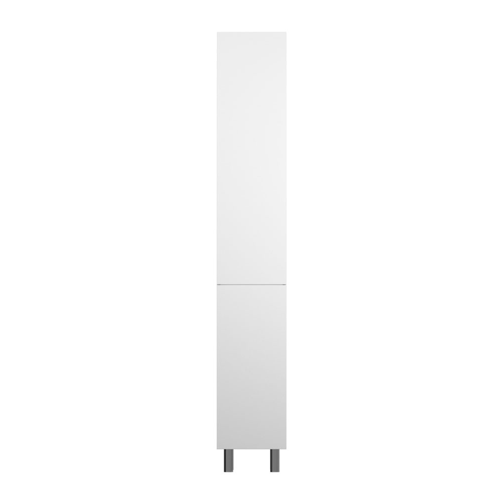 Шкаф-колонна, напольный, правый, 30 см AM.PM GEM M90CSR0306WG, двери, push-to-open, цвет: белый, глянец