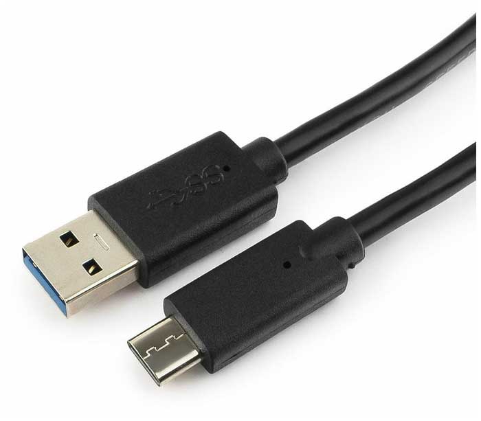 Адаптер Gembird Cablexpert USB 3.0 AM/USB 3.1 Type-C 1.8m Black CCP-USB3-AMCM-6