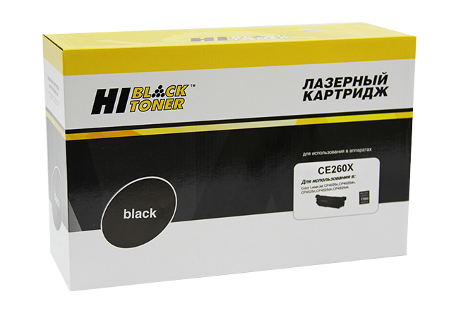 Картридж лазерный Hi-Black HB-CE260X (CE260X), черный, 17000 страниц, совместимый, для CLJ CP4025/4525