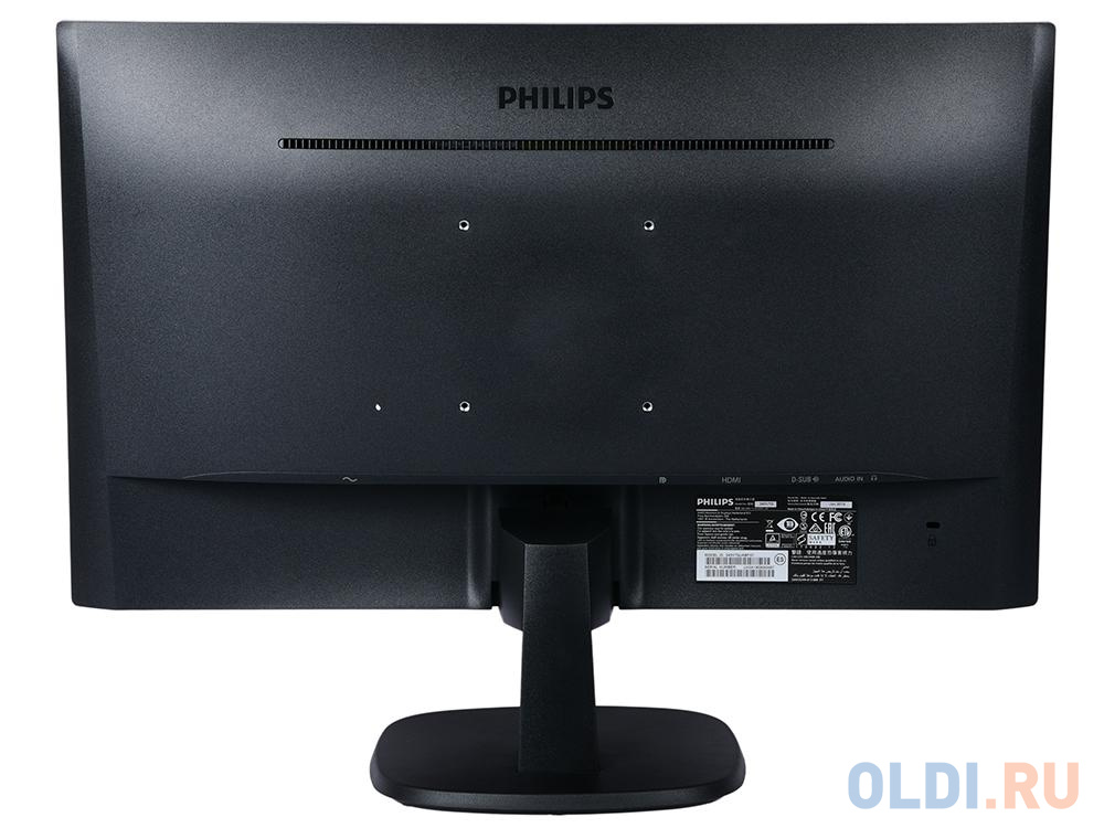 Монитор 23.8" Philips 243V7QJABF/00(01) IPS, 1920x1080, 5ms, 250 cd/m2, 1000:1 (DCR 10M:1), D-Sub, HDMI, DP, 2Wx2, Headph.Out, vesa