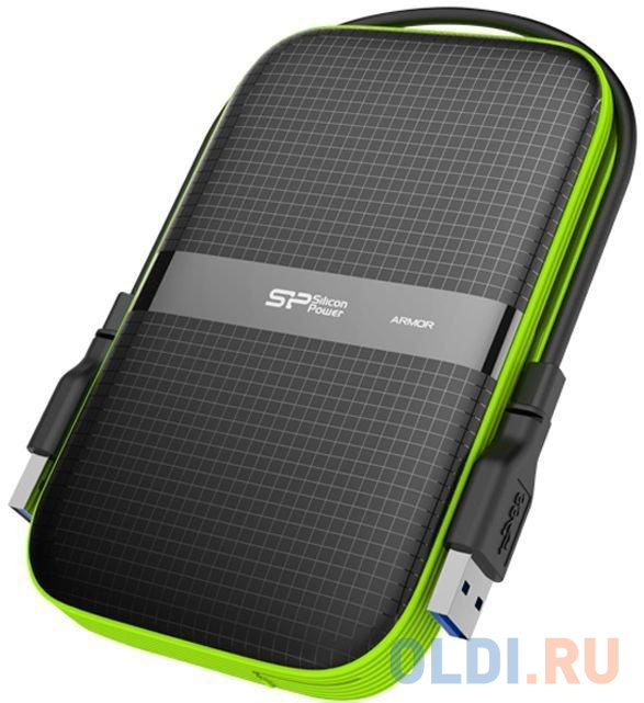 Внешний жесткий диск 5TB Silicon Power  Armor A60, 2.5", USB 3.1, Черный