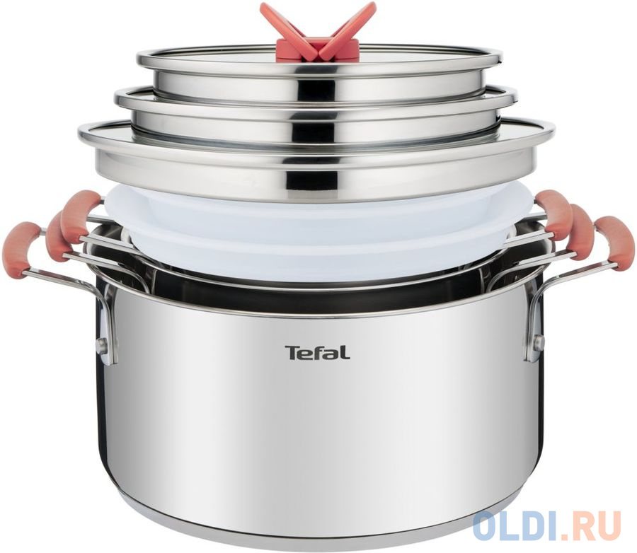 Набор посуды Tefal Opti Space 2100115982 13 предметов в Москвe