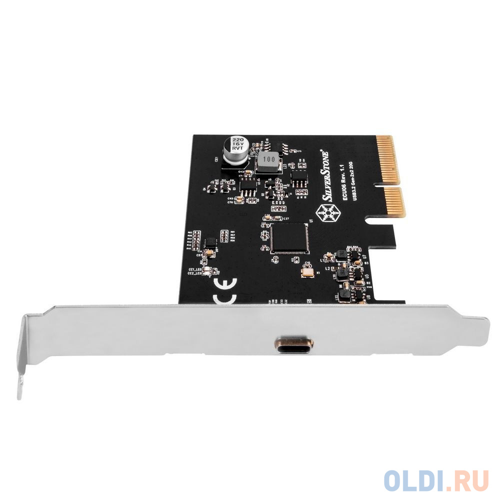 Контроллер Silverstone G56ECU060000010 SuperSpeed USB 20Gbps / USB-C 3.2 Gen 2x2 PCIe expansion card в Москвe