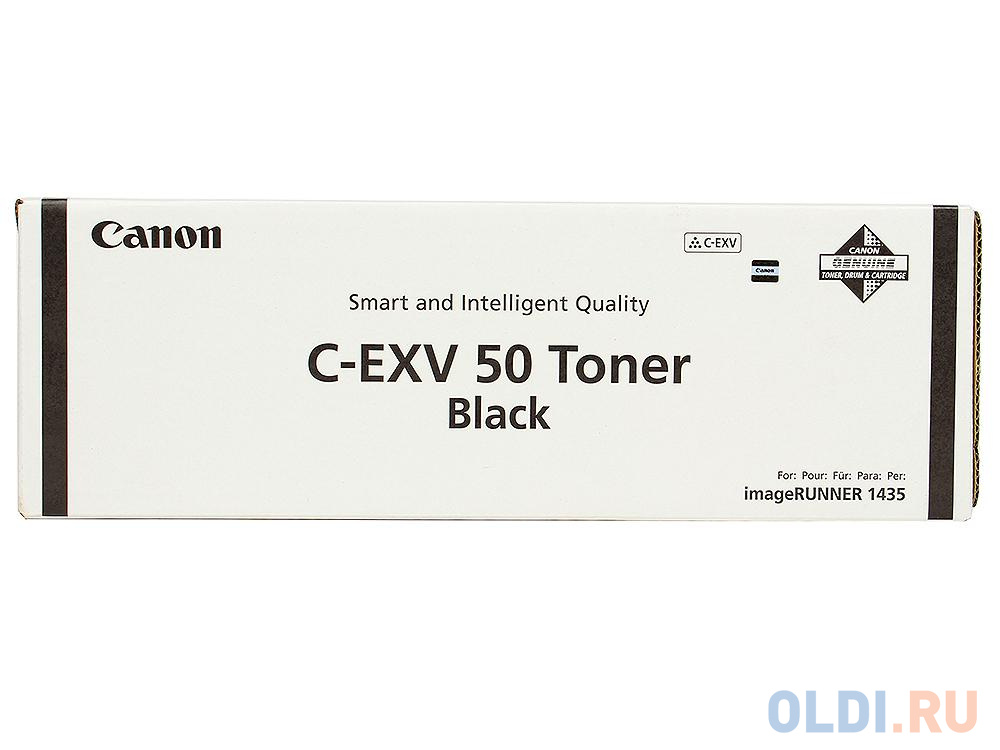 Тонер Canon C-EXV50 для IR1435/1435i/1435iF. Чёрный. 17 600 страниц.