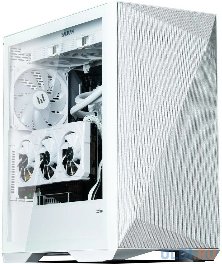 Корпус MidiTower Zalman Z9 Iceberg MS white (ATX, без БП, ARGB, 2xUSB2.0 Type-A + USB3.2 Type-C) (Zalman Z9 Iceberg MS)