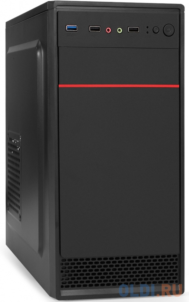 Корпус Minitower ExeGate MA-401-XP500 (mATX, БП XP500 с вент. 12см, 2*USB+1*USB3.0, аудио, черный)