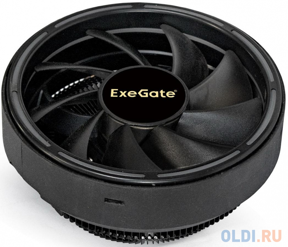 Exegate EX286155RUS Кулер ExeGate Dark Magic EE126A-RGB (Al black coating, LGA775/1150/1151/1155/1156/1200/AM2/AM2+/AM3/AM3+/AM4/FM1/FM2/754/939/940,