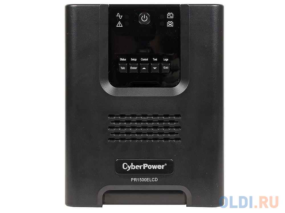 ИБП CyberPower PR1500ELCD 1500VA/1350W USB/RS-232/EPO/SNMPslot/RJ11/45 (8 IEC)