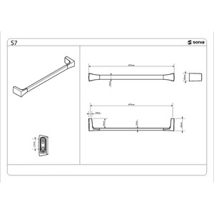 Полотенцедержатель Sonia S-7 50 см (131495)