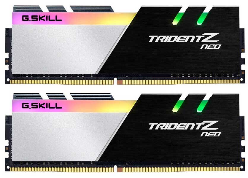 Память оперативная DDR4 G.Skill Trident Z Neo 32Gb Kit (2x16Gb) 3200MHz (F4-3200C16D-32GTZN) в Москвe