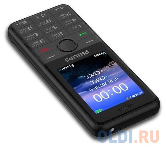 Мобильный телефон Philips Xenium E172 черный 2.4" 32 Mb Bluetooth
