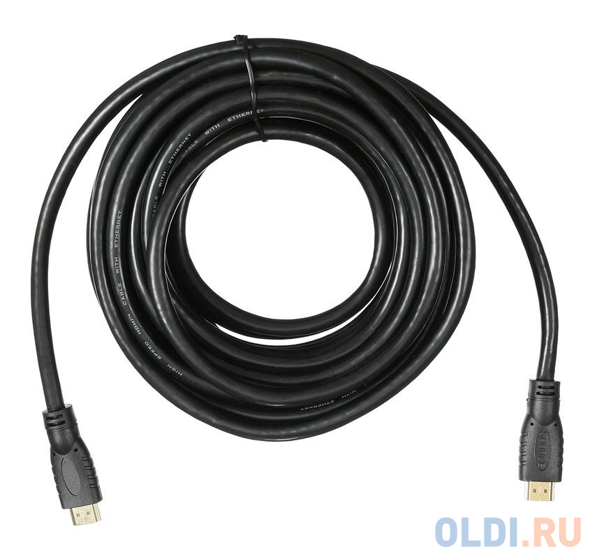 Кабель HDMI 10м Бюрократ BHP HDMI 2.0-10 круглый черный