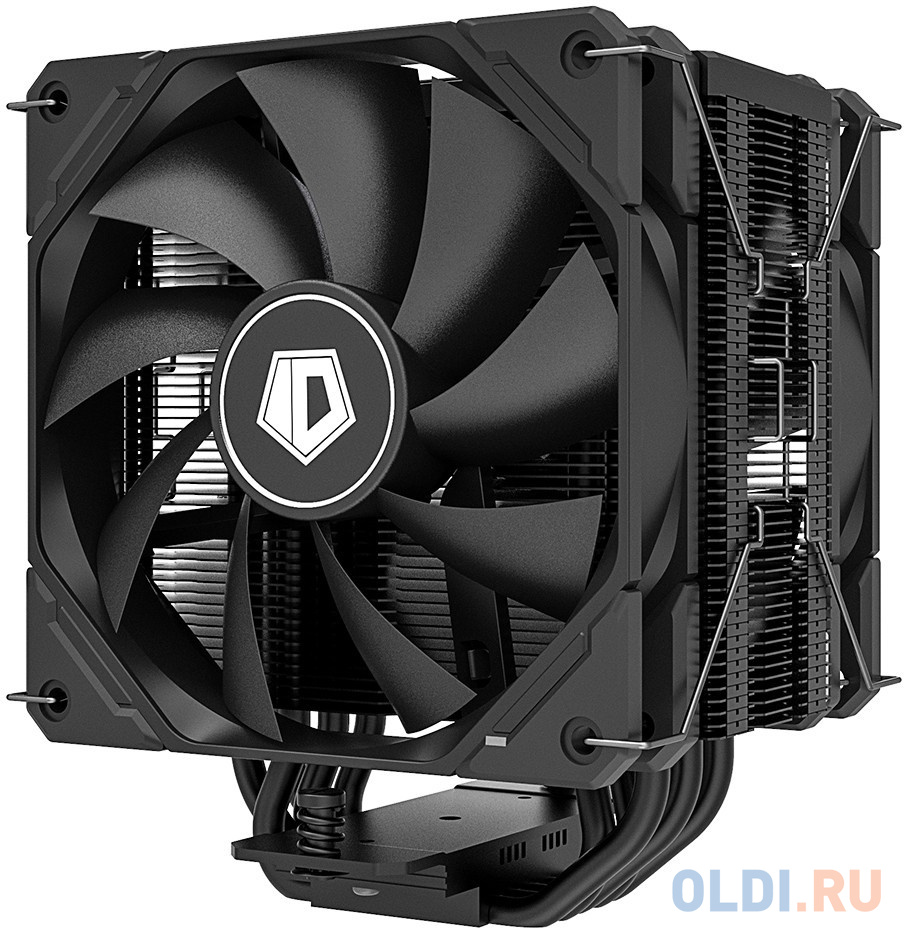 Вентилятор для процессора ID-COOLING SE-225-XT-BLACK-V2 220W/PWM/1155/2011/2066/1200//AM4/2xfans/Screws