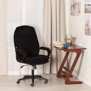 Кресло TetChair Comfort LT (22) флок черный 35