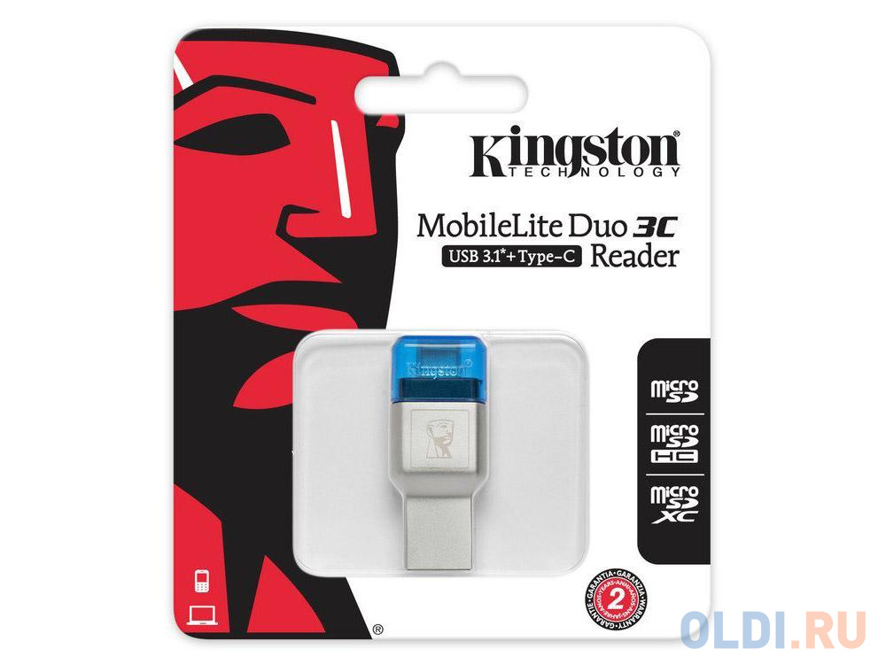 Картридер Kingston MobileLite MobileLite Duo 3C FCR-ML3C