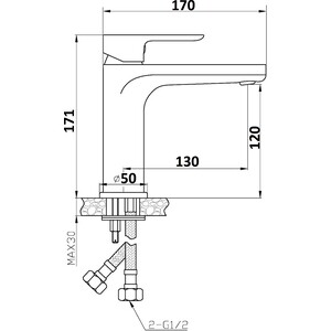 Смеситель для раковины Agger Gorgeous (A0202100) в Москвe