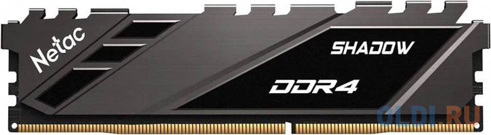 Модуль памяти DDR 4 DIMM 8Gb PC28800, 3600Mhz, Netac Shadow NTSDD4P36SP-08E   C18 Grey, с радиатором