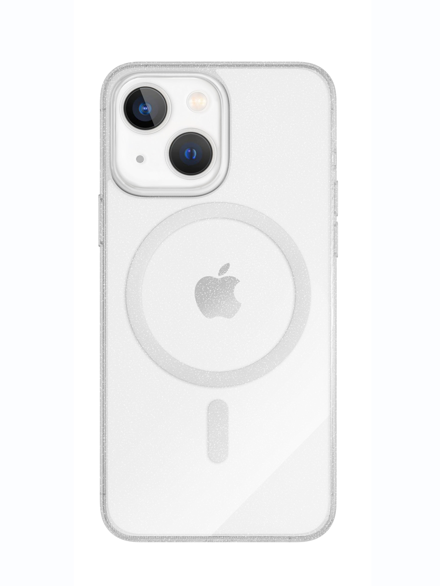 Чехол защитный VLP Starlight Case with MagSafe для iPhone 14, прозрачный