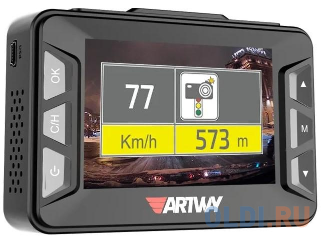 Видеорегистратор с радар-детектором Artway COMBO MD-106 GPS черный в Москвe