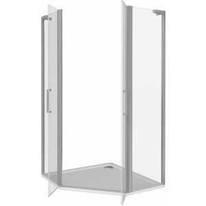 Душевой уголок Good Door Pandora PNT-TD 100x100 прозрачный, хром (PNT-TD-100-C-CH)