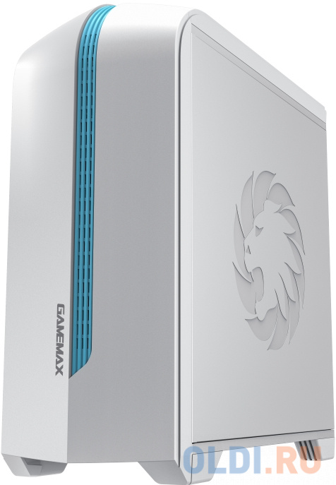 Компьютерный корпус, без блока питания mATX/ Gamemax Centauri WB H601 mATX case, white, w/o PSU, w/1xUSB3.0+1xUSB2.0+HD-Audio, w/1x12mm FRGB fan (GMX- в Москвe